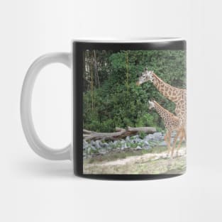 Mama and baby giraffes Mug